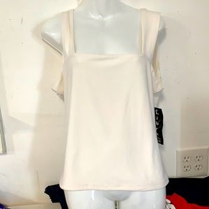 Libra - White Sleeveless Blouse - New